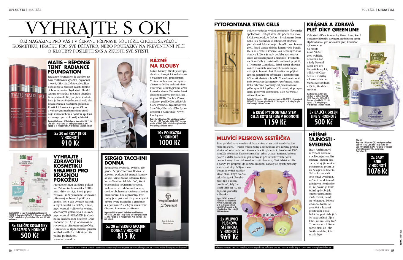 OK magazín soutěž červen 2014
